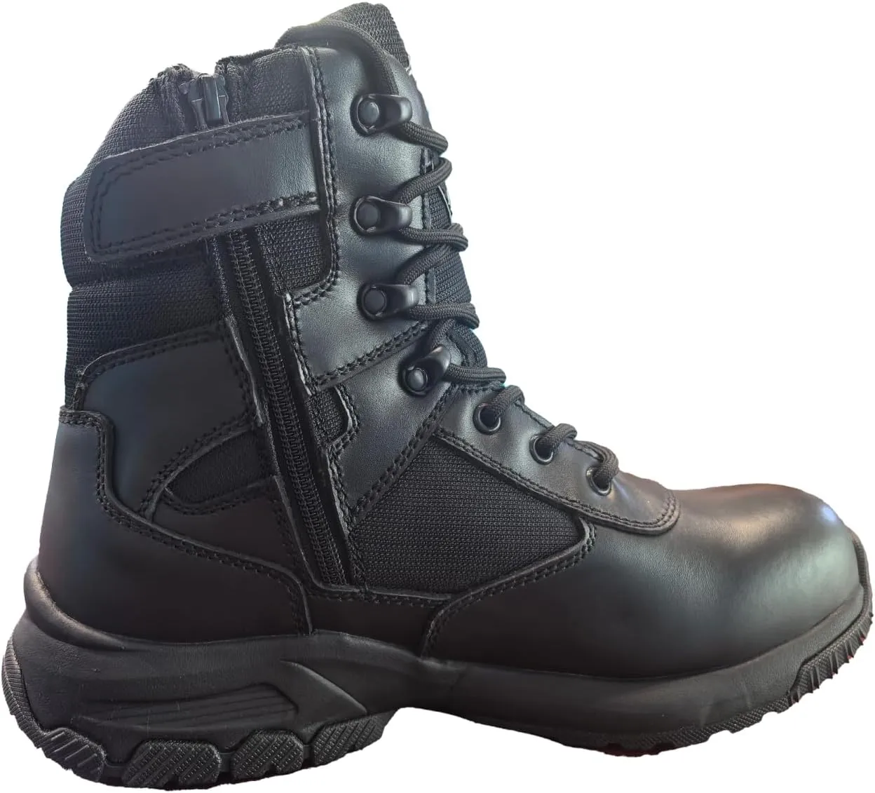 Men's Soft Toe Work Boots for Men,Fire Station Mechanic Industrial Construction Work Boots/Shoes,Upgraded Slip/Water Resistant,Comfortable,EH Safety