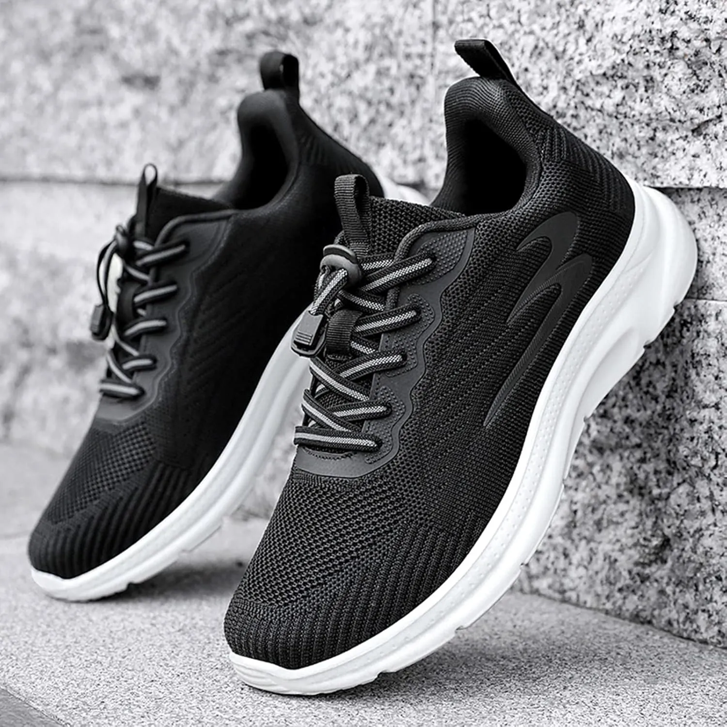 Mens Tennis Shoes Arch Support Shoes for Men Mens Breathable Casual Walking Sneakers Work Casual Shoe Fashion Sneaker Brown Sneakers New