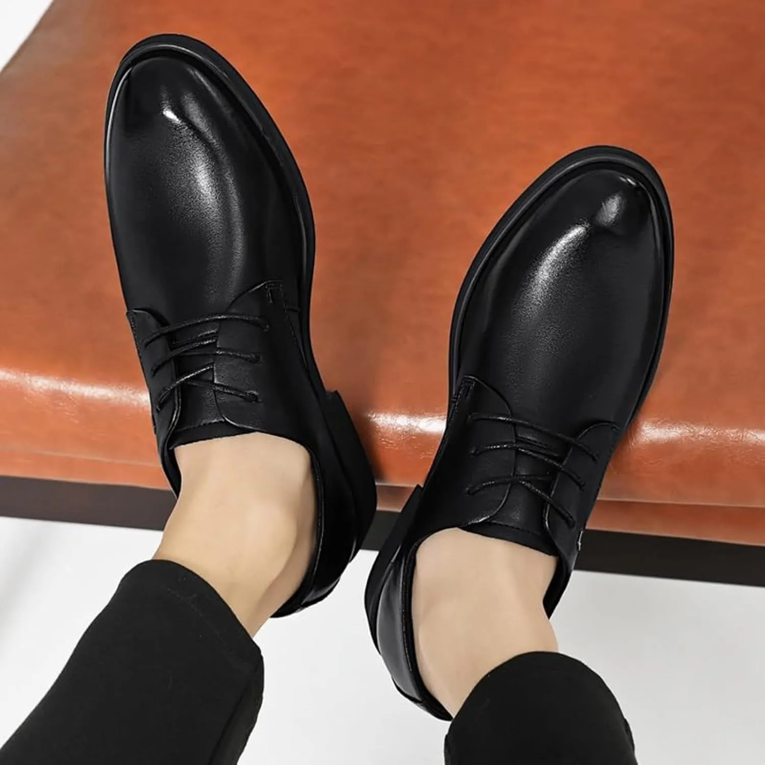 Mens Tuxedo Shoes Patent Dress Shoes Fashion Casual New Business Shoes Classic Modern Formal Leather Shoes Casual Loafers
