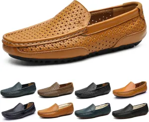 Men's Walking Loafers Outdoor Lightweight Casual Shoes Mesh Casual Shoes Business Casual Shoes Comfortable Fashion Men's Driving Shoes