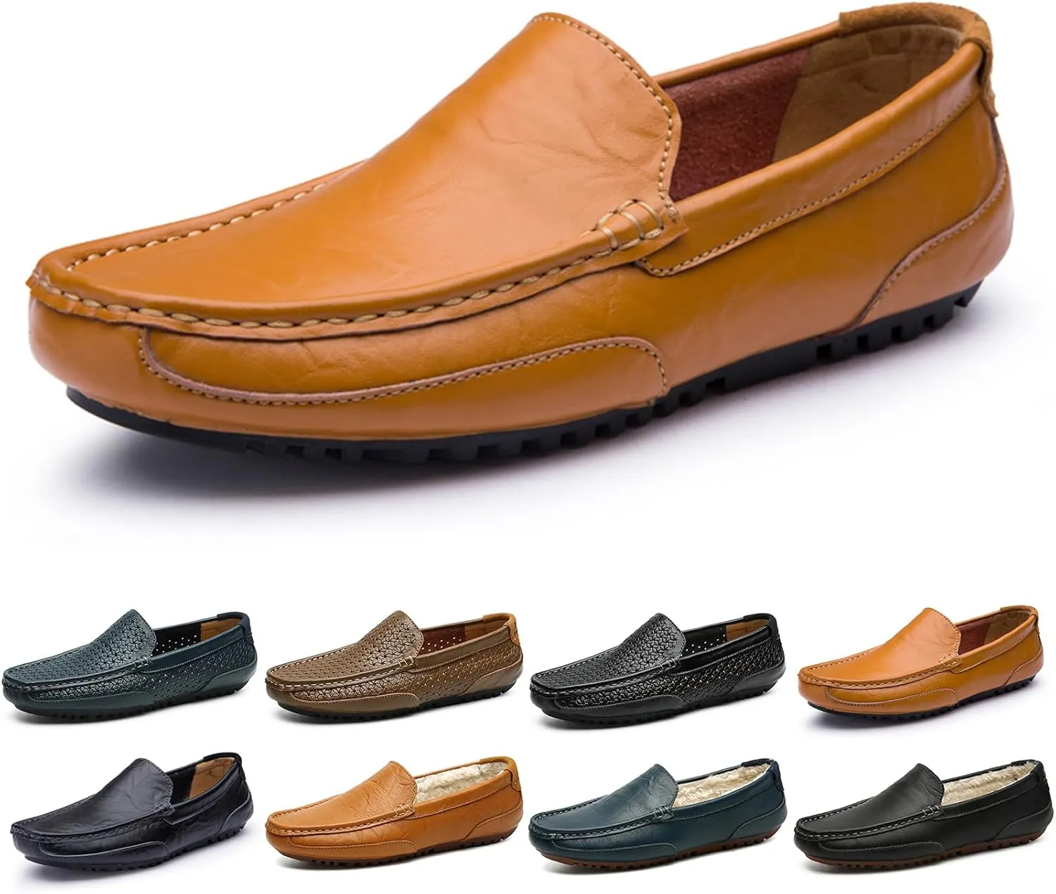 Men's Walking Loafers Outdoor Lightweight Casual Shoes Mesh Casual Shoes Business Casual Shoes Comfortable Fashion Men's Driving Shoes
