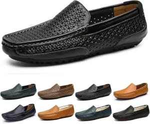 Men's Walking Loafers Outdoor Lightweight Casual Shoes Mesh Casual Shoes Business Casual Shoes Comfortable Fashion Men's Driving Shoes