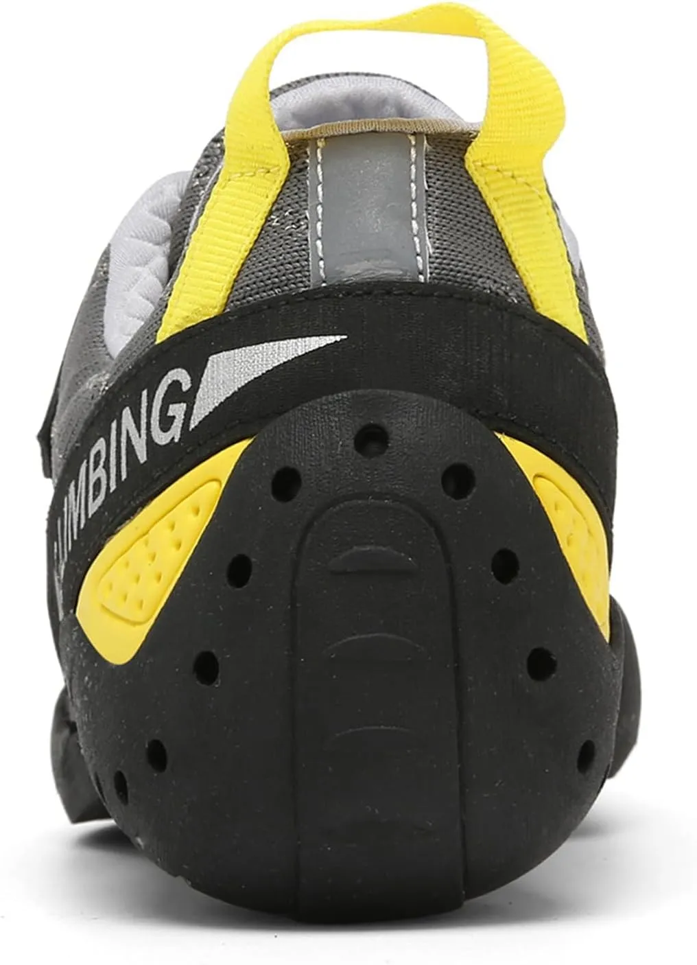 Men's Wall Climbing Shoes, Non-Slip Double-Strap Bouldering Sport Shoes Breathable Rock Climbing Shoes for Adult