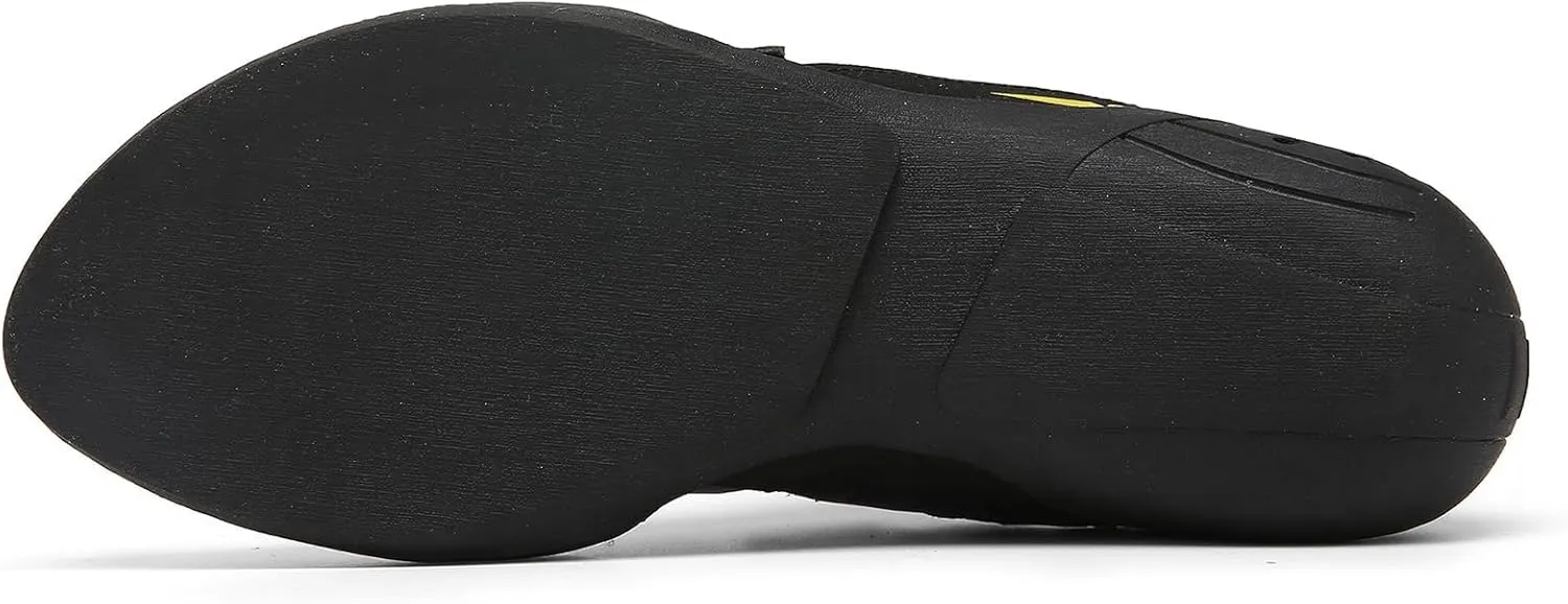Men's Wall Climbing Shoes, Non-Slip Double-Strap Bouldering Sport Shoes Breathable Rock Climbing Shoes for Adult