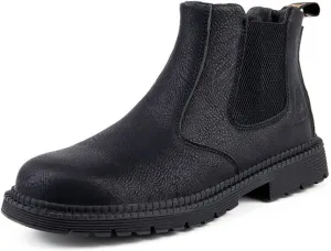 Mens Womens Steel Toe Work Boots Welding Safety Shoes Non-slip Chelsea Boots Construction Safety Shoes