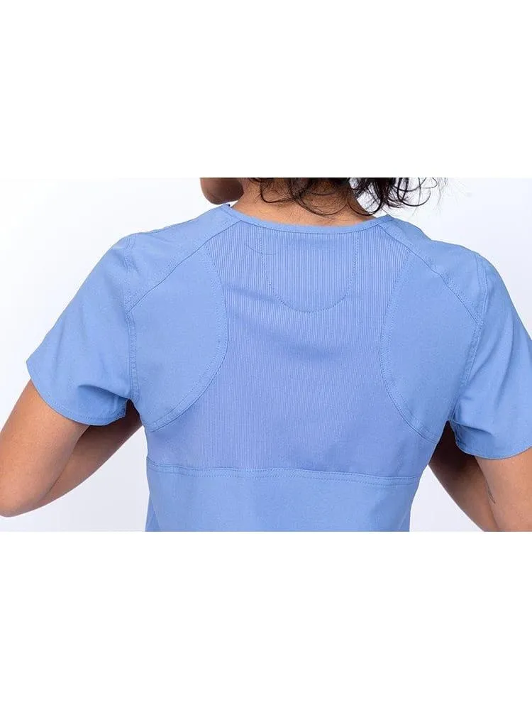 Meraki Sport Women's Mock Wrap Scrub Top | Ceil