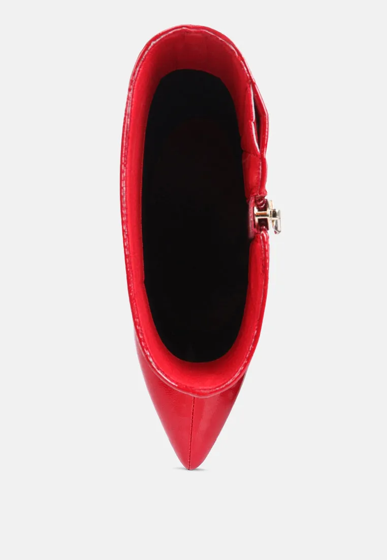 mercury stiletto ankle boots