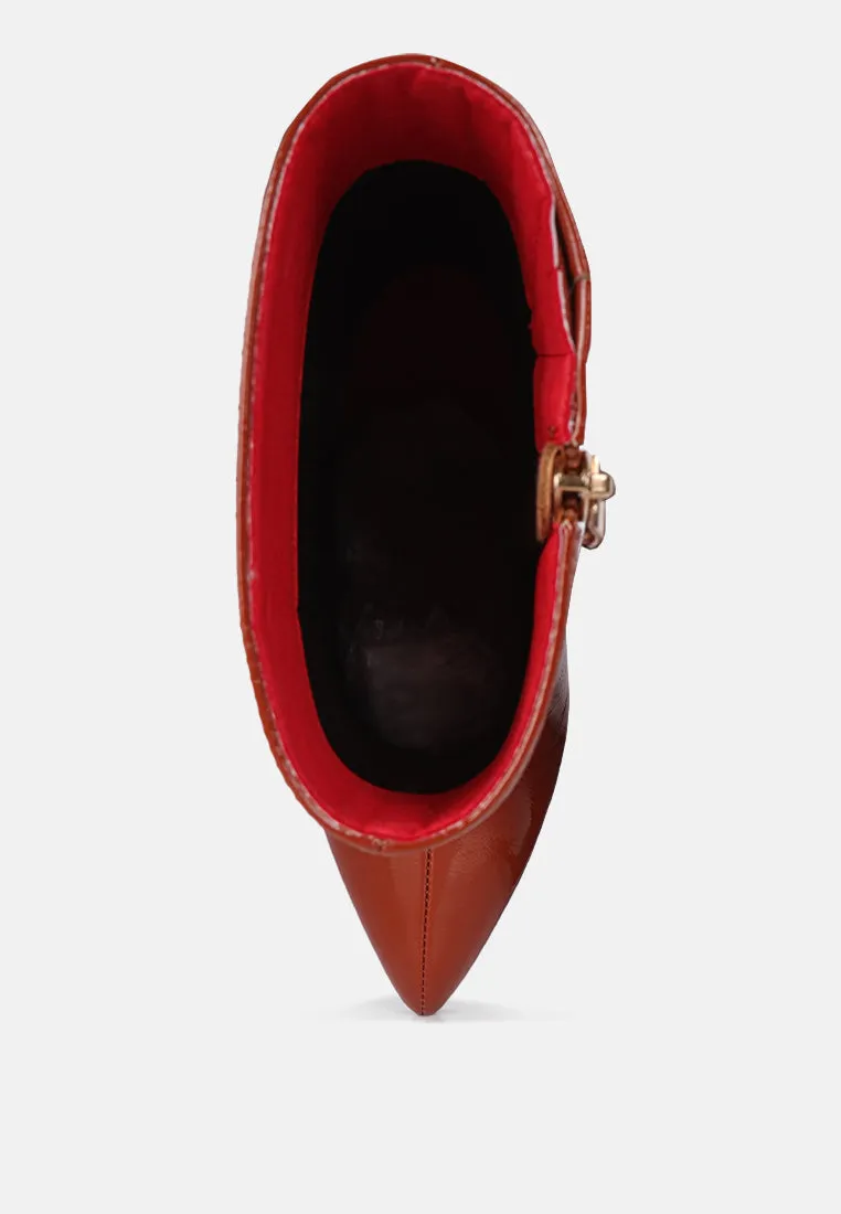 mercury stiletto ankle boots