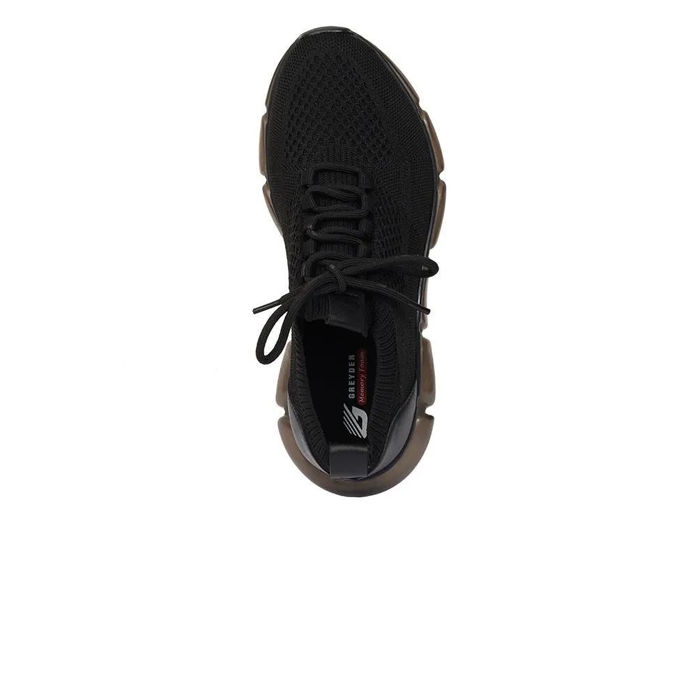 Mesh Running Sneakers in Black