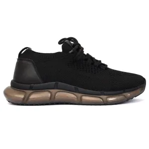 Mesh Running Sneakers in Black