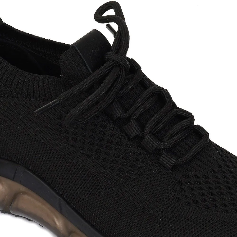 Mesh Running Sneakers in Black