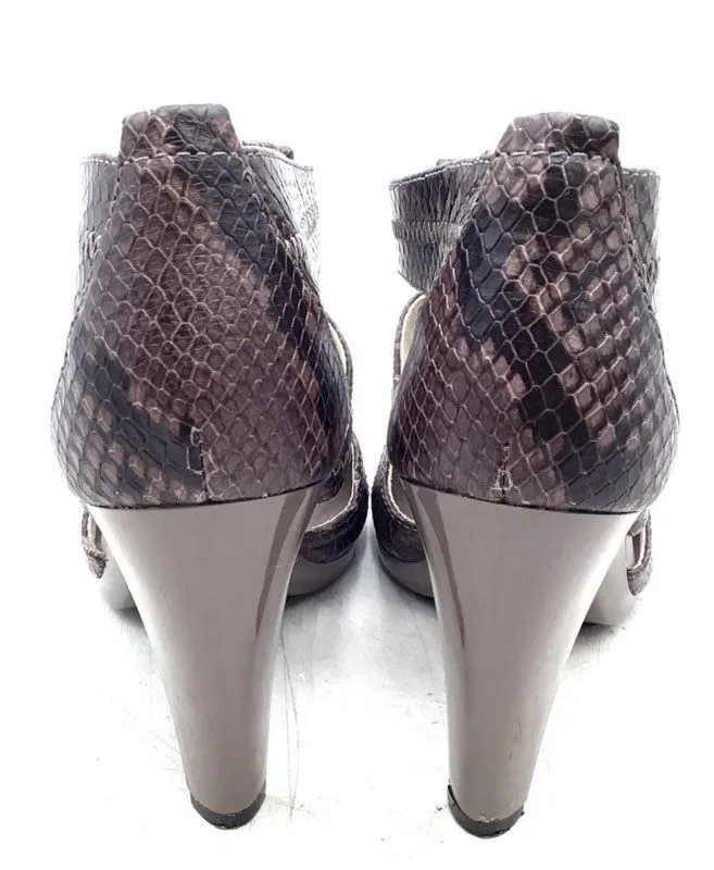 Michael Kors Women's Berkley ST15E Maroon Leather Pump Heels - Size 8M