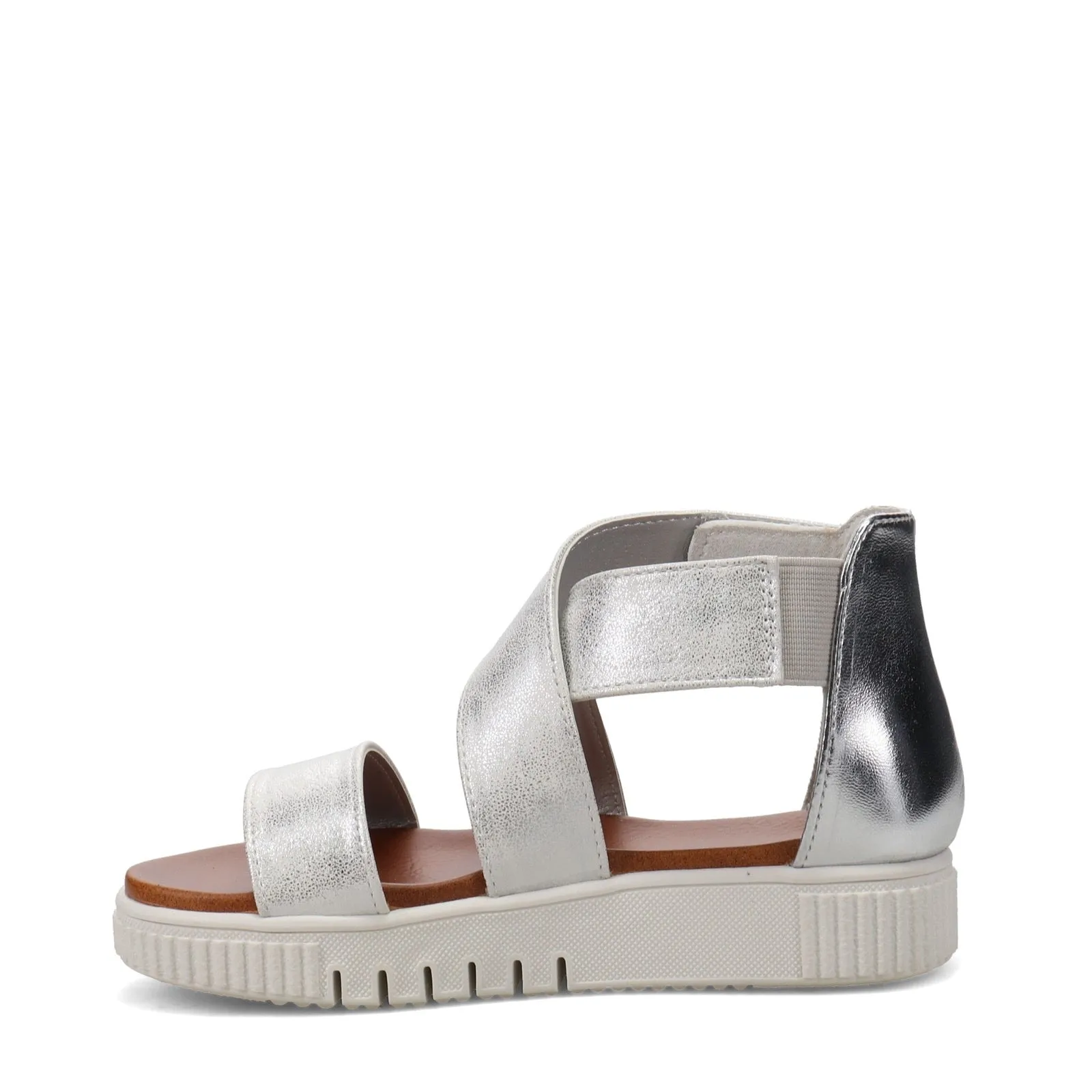Minka - Platform Sandal - Metallic White - Select Size