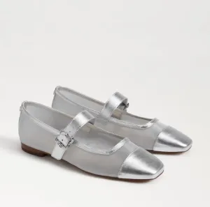 Miranda Mary Jane Flat Soft Silver