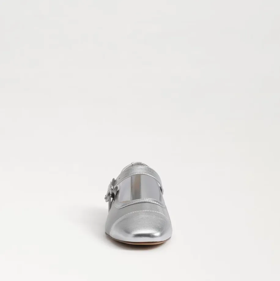 Miranda Mary Jane Flat Soft Silver