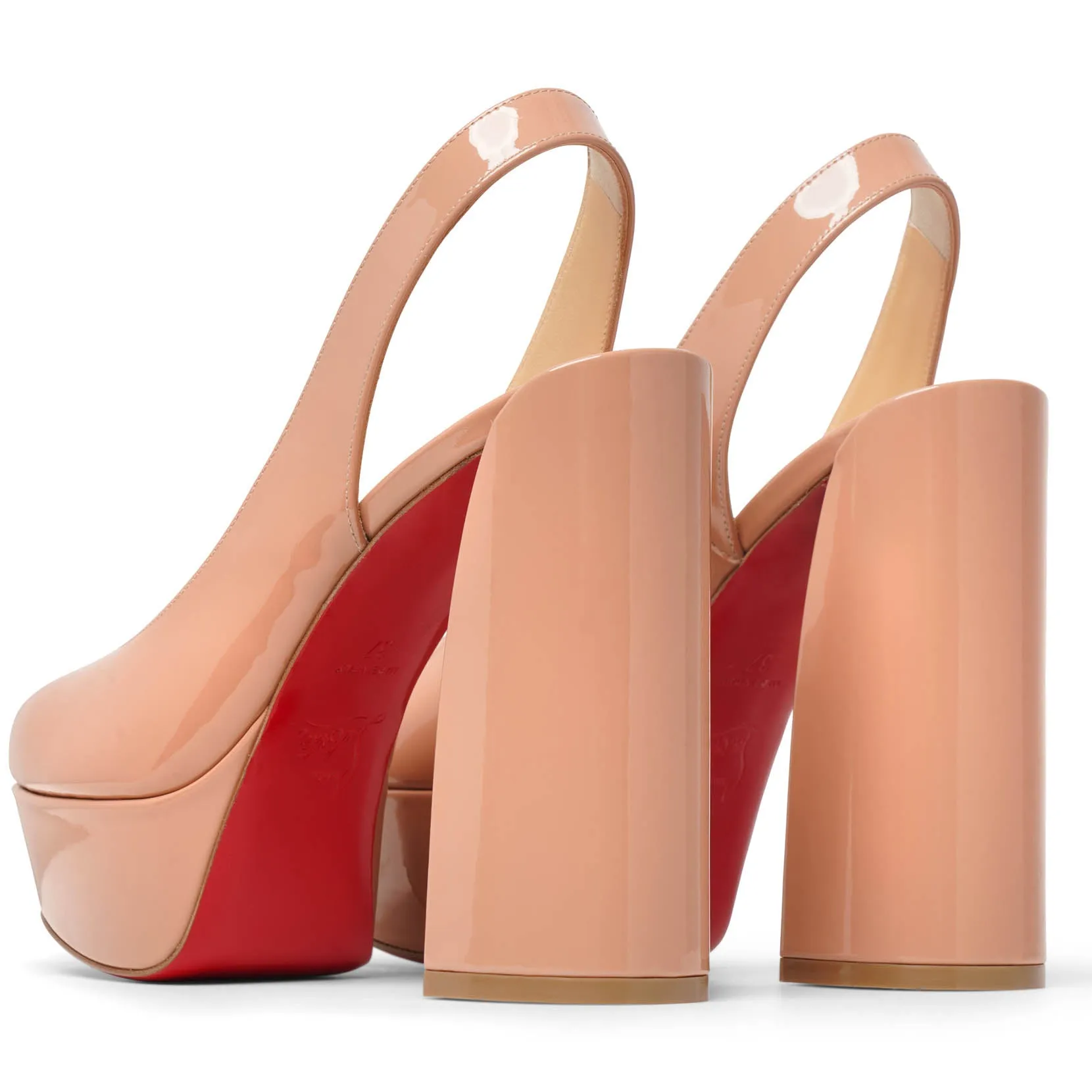 Movida sling 130 patent nude pumps