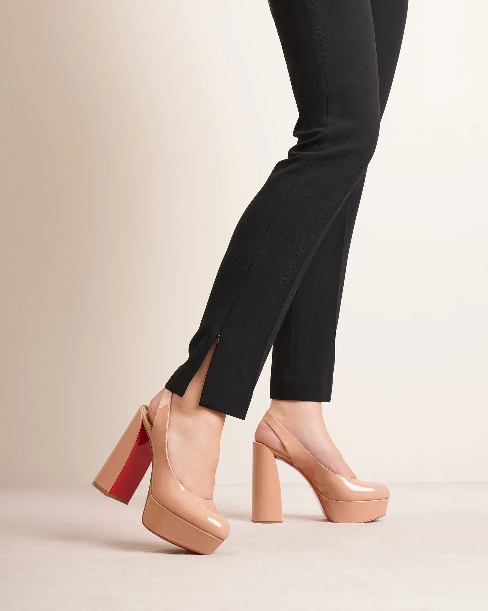Movida sling 130 patent nude pumps