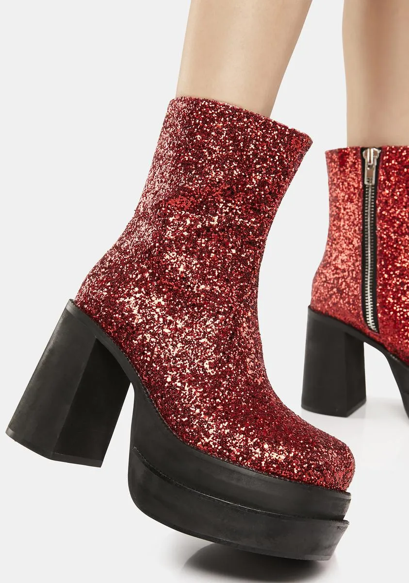 Mystical Sparks Platform Boots