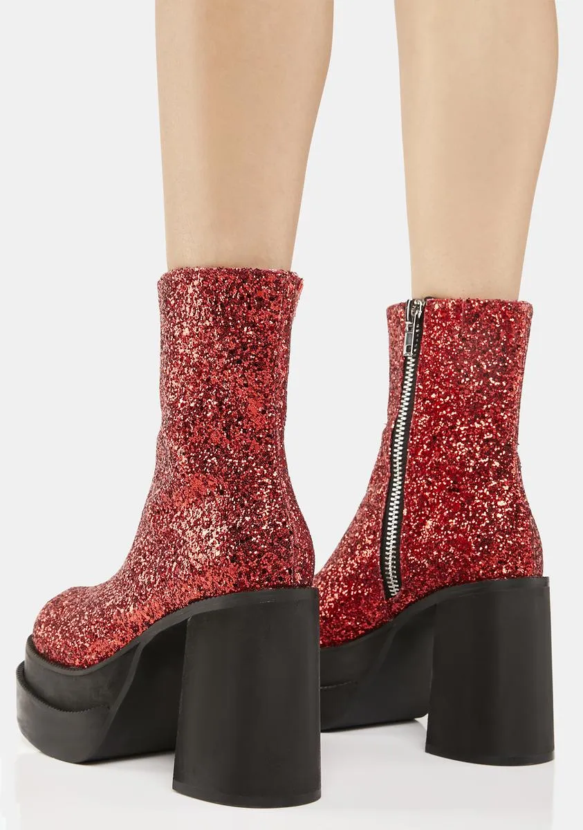 Mystical Sparks Platform Boots
