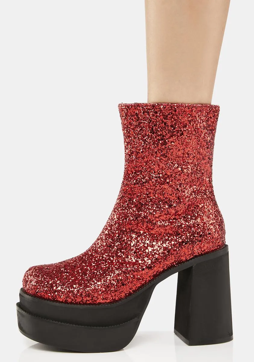 Mystical Sparks Platform Boots