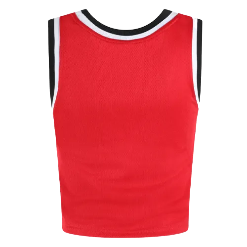 NC State Wolfpack Hype and Vice Red #87 Cropped Basketball Jersey