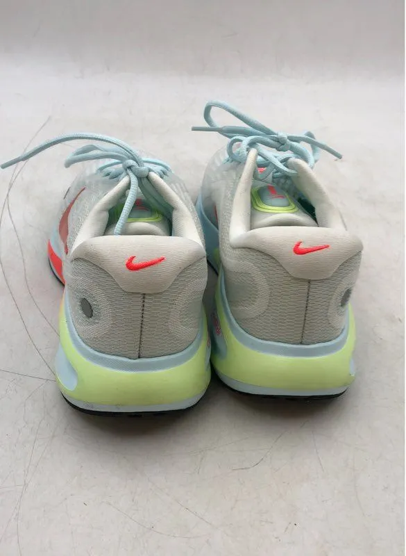 Nike Women's Journey Run White Blue Running Athletic Shoes - Size 9.5