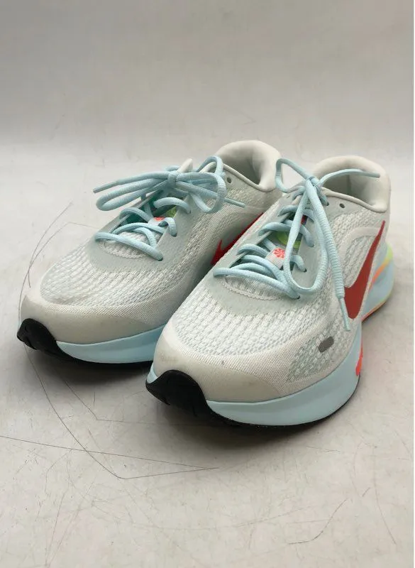 Nike Women's Journey Run White Blue Running Athletic Shoes - Size 9.5