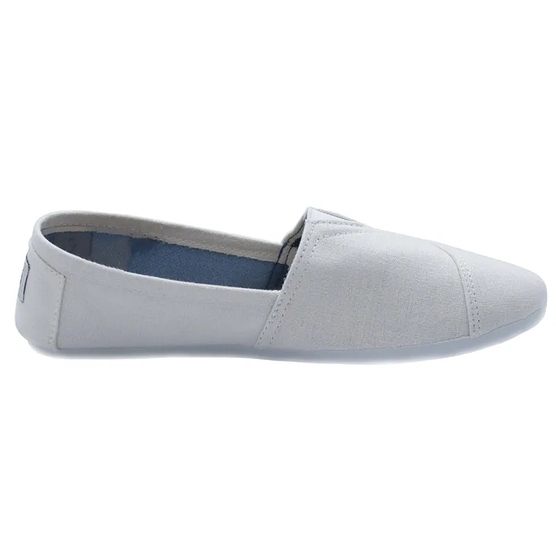 Niki Light Gray Slip On Canvas Sneakers | 7TE1756I
