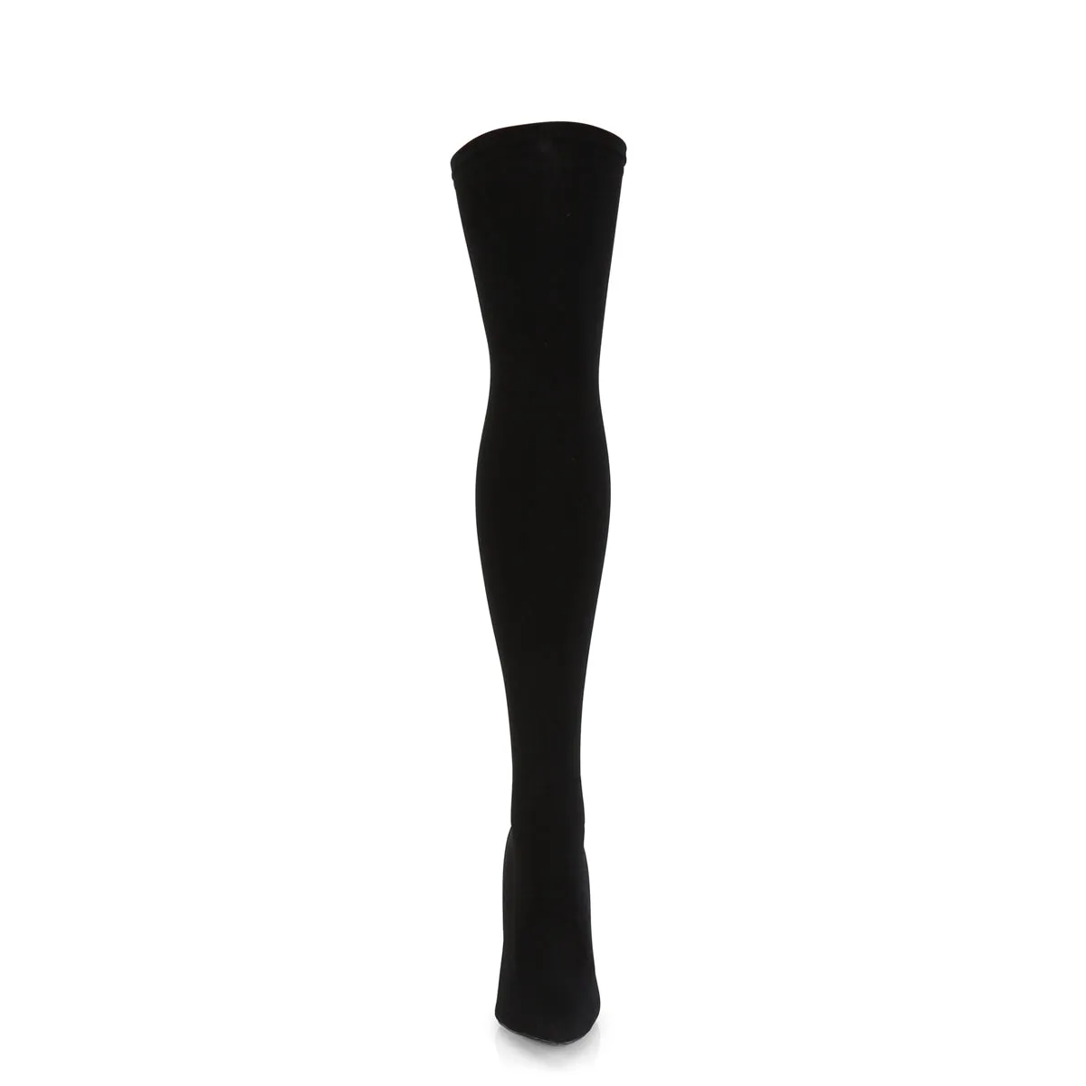 Nylon Fabric Thigh High Boot COURTLY-3005