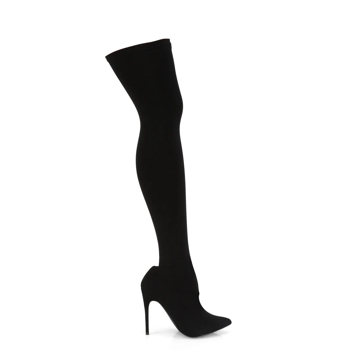 Nylon Fabric Thigh High Boot COURTLY-3005