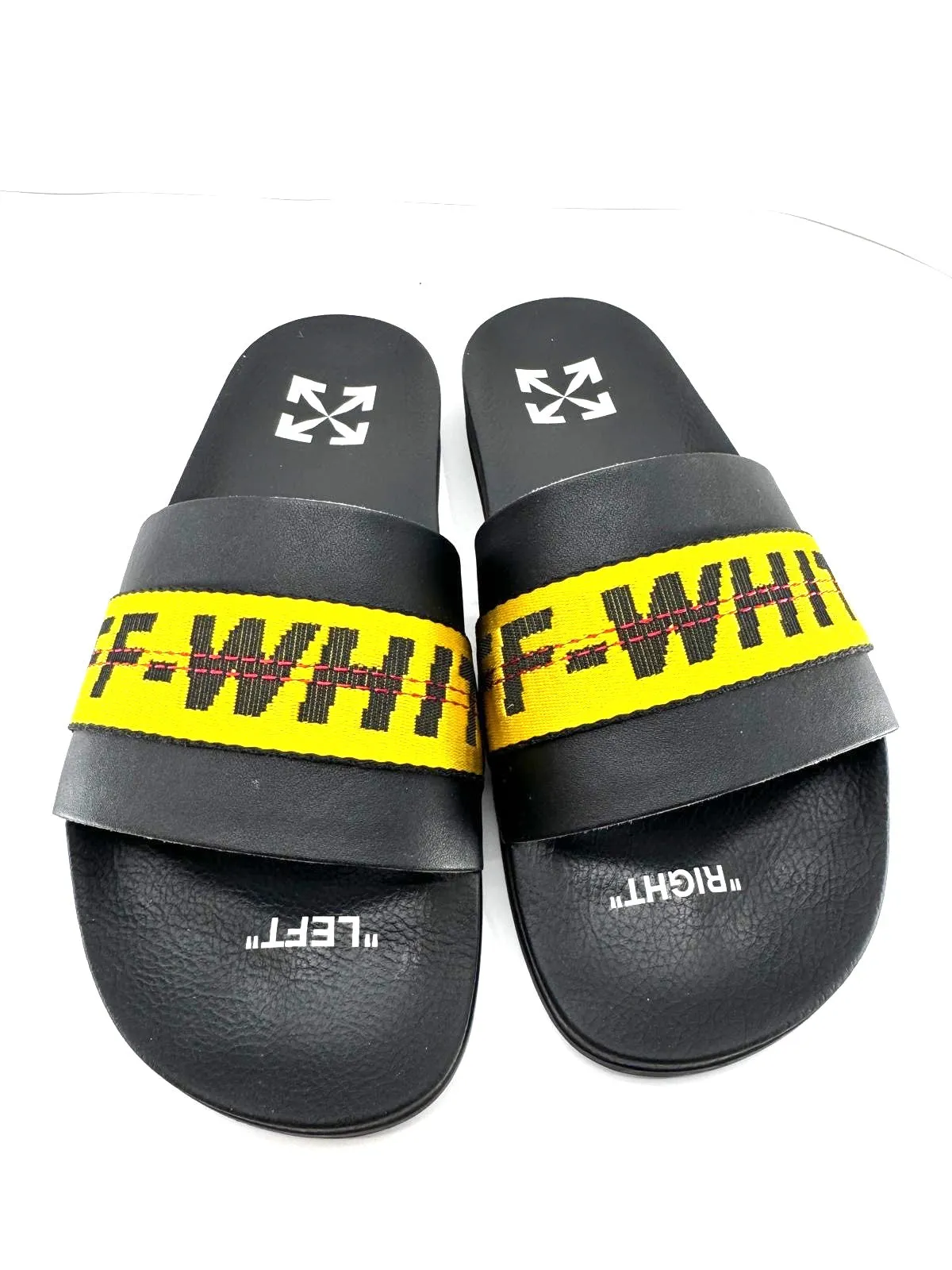 OFF-WHITE INDUSTRIAL BELT SLIDE SANDALS