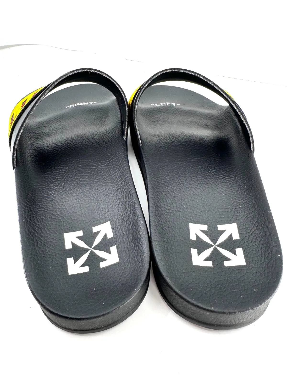 OFF-WHITE INDUSTRIAL BELT SLIDE SANDALS