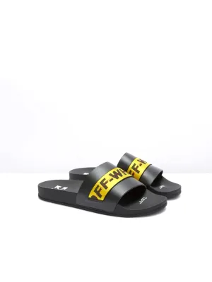 OFF-WHITE INDUSTRIAL BELT SLIDE SANDALS