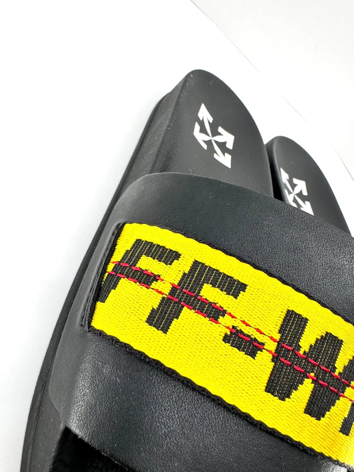 OFF-WHITE INDUSTRIAL BELT SLIDE SANDALS