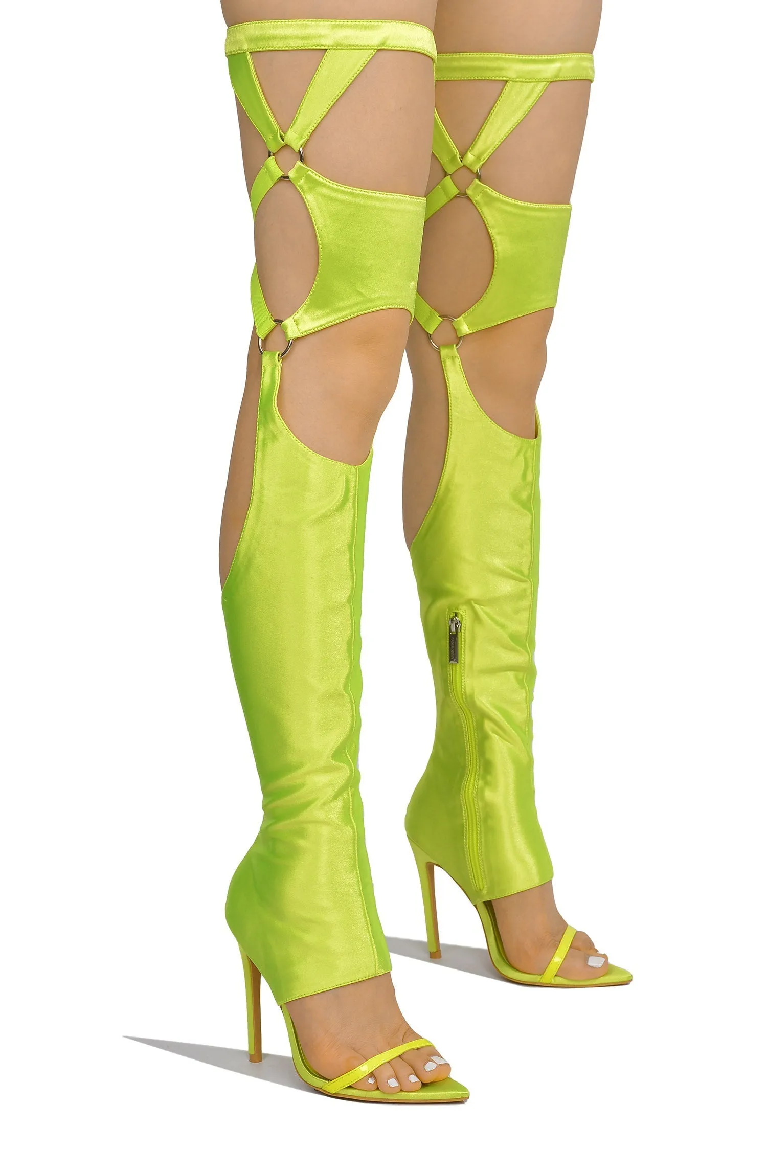 Open Toe Thigh High Boots Gealia Cape Robbin