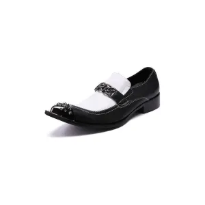 Opulessa Croc Pattern Loafers