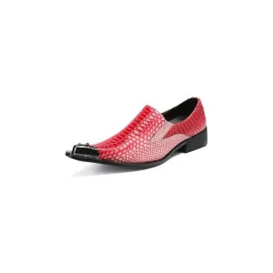 Opulessa Croc-Pattern Slip-ons