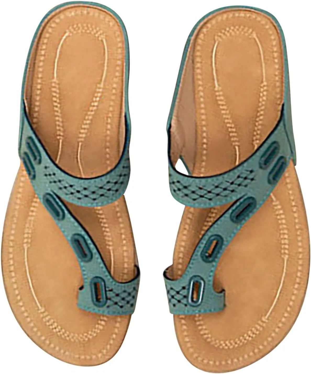 Orthopedic Platform Sandals for Women Wedge Heels Dressy Summer Shoes Arch Support Adjustable Straps Casual Flip Flops Thick Cushion Footwear