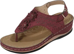 Orthopedic Sandals for Women Wide Width Arch Support Orthopedic Women Sandals Comfortable Sandals for Elderly Women Comfort Orthopedic Womens Sandals Size 12 Orthopedic Women's Shoes Casual Sandals