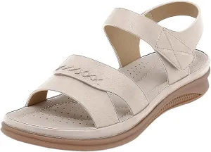 Orthopedic Sandals with Back Strap Beach Sandals Waterproof Orthopedic Dressy Walking Sandals Orthotic Fashion Sandals Women Orthopedic Slip On Sandals for Women 2025 Comfortable