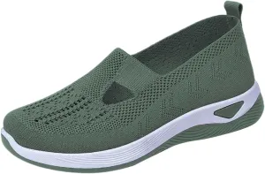Orthopedic Shoes for Women Breathable Soft Slip On Non Slip Work Shoes Women Comfort Business Casual Shoes Wedge Sneakers Black Tennis Shoe Loafers Shoe