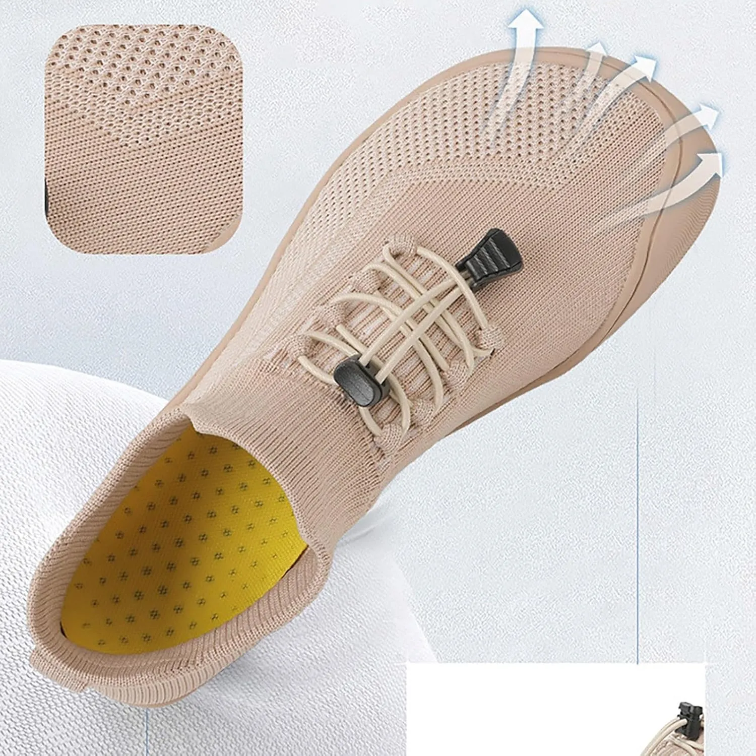 Orthopedic Shoes for Women Woven Orthopedic Mens Casual Shoes Mesh Breathable Ladies Casual Shoes Dress Sneakers White Tennis Shoe Loafers Dress Shoe
