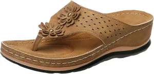 Orthopedic Slipper with Arch Support for Women Washable Orthopedic Women Flats Sandals Womens Summer Shoes with Arch Support Orthotic Womens Dressy Sandals Wide Womens Arch Support Sandals Orthotic