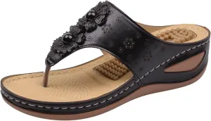 Orthopedic Slippers for Planters Fasciitis Womens Orthotic Womens Sandals Wide Width Sandals for Womens Orthopedic Womens Black Slip On Sandals Dressy Orthopedic Cute Summer Sandals for Women 2025