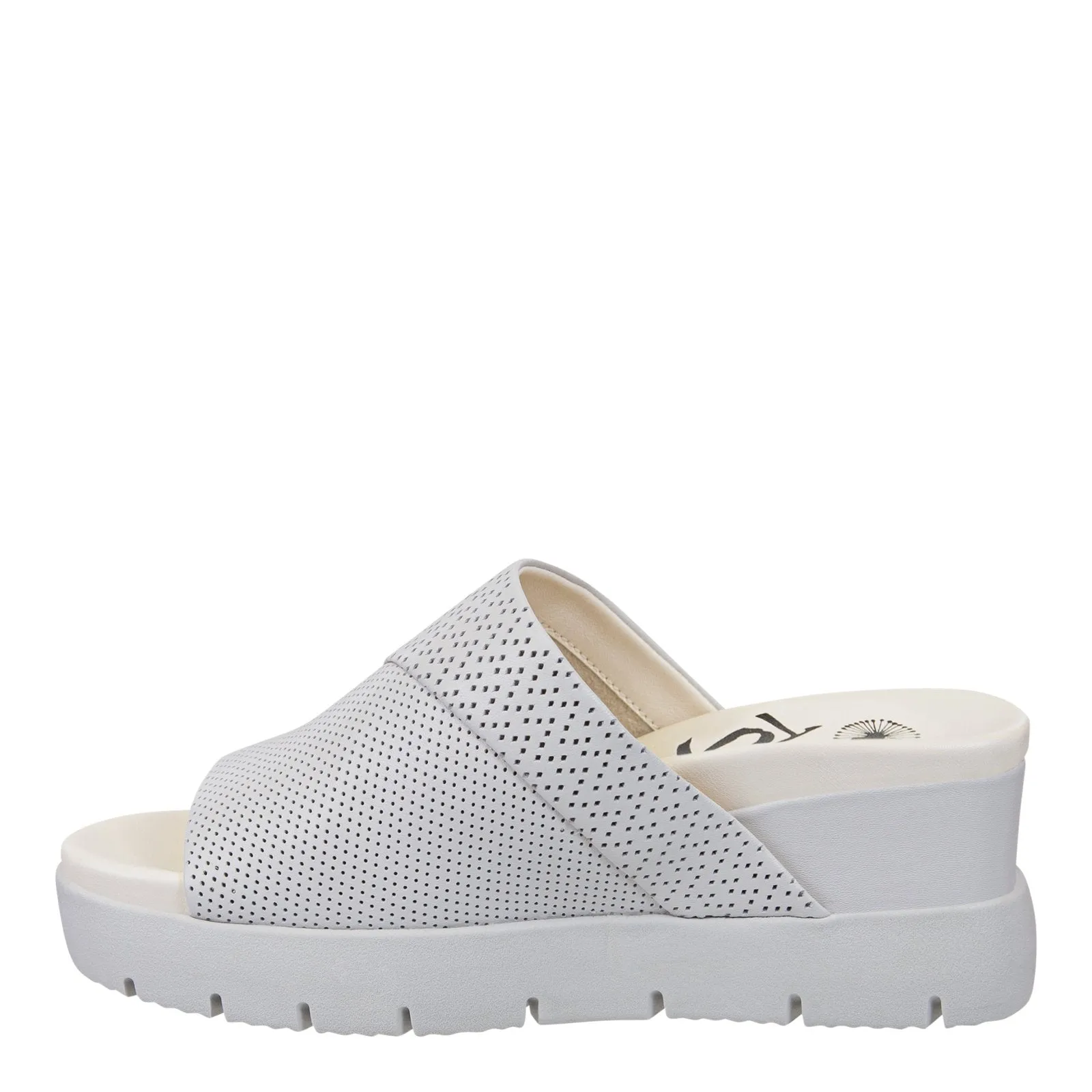 OTBT: NORM in WHITE Wedge Sandals