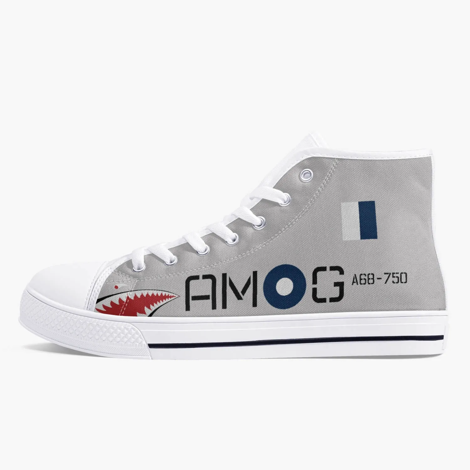 P-51 "AM-G" High Top Canvas Shoes
