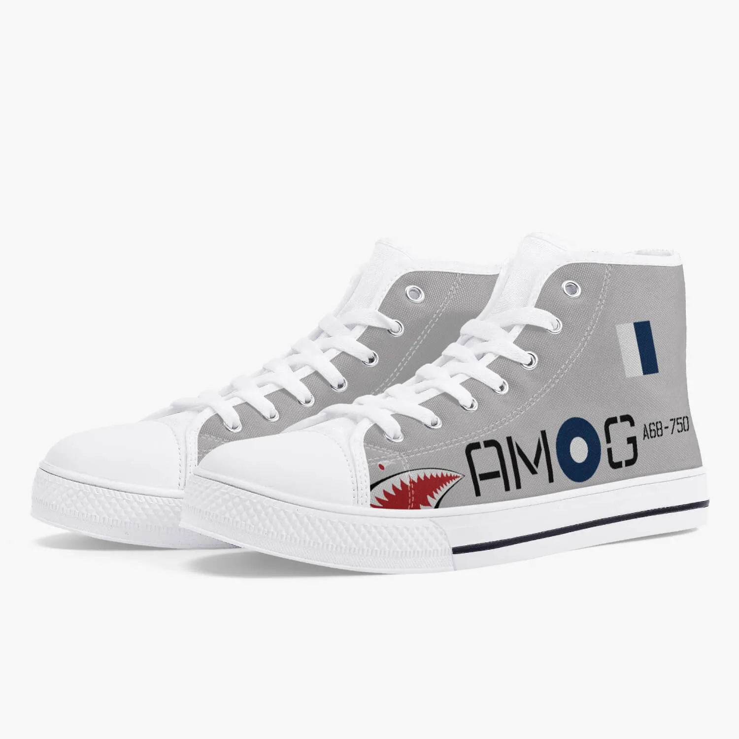 P-51 "AM-G" High Top Canvas Shoes