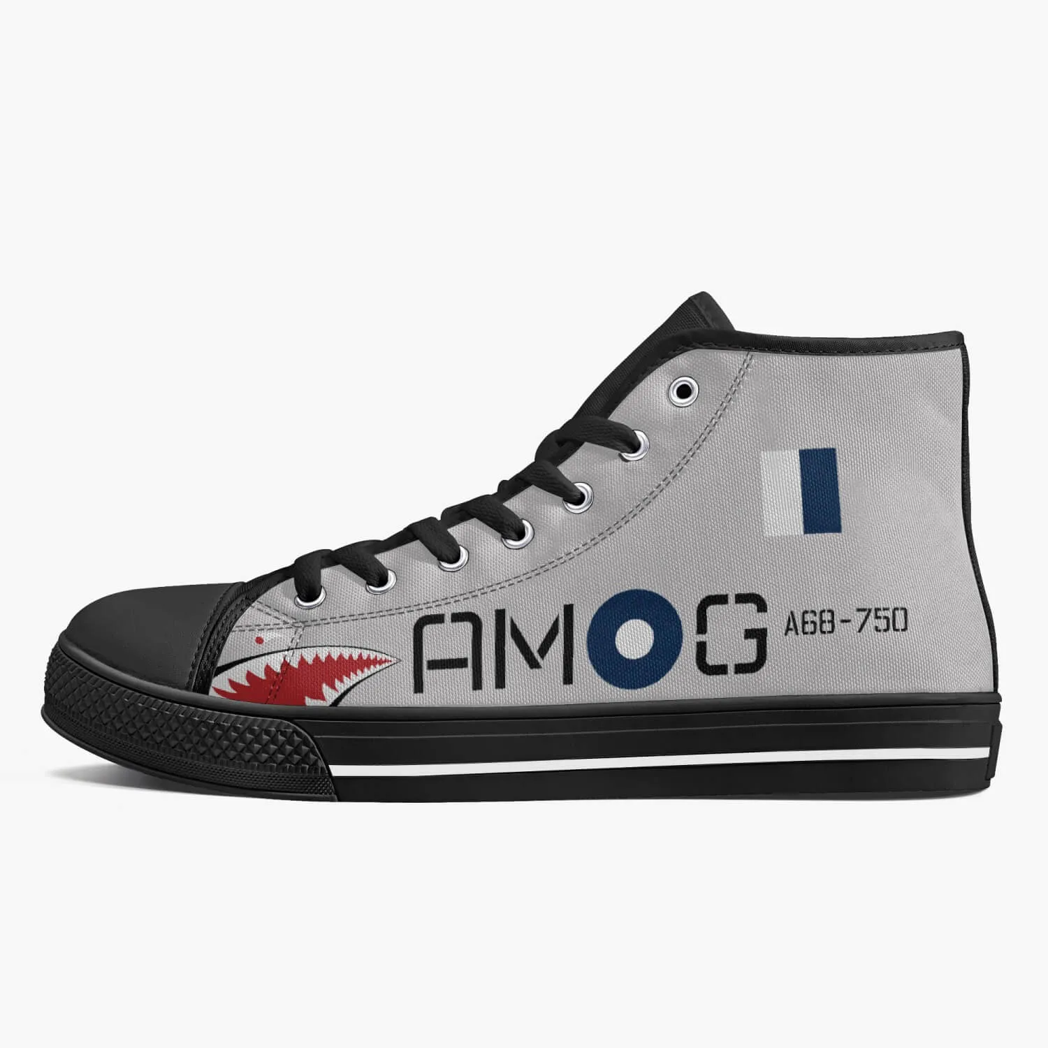 P-51 "AM-G" High Top Canvas Shoes