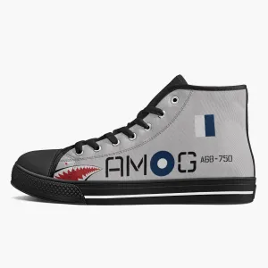 P-51 "AM-G" High Top Canvas Shoes