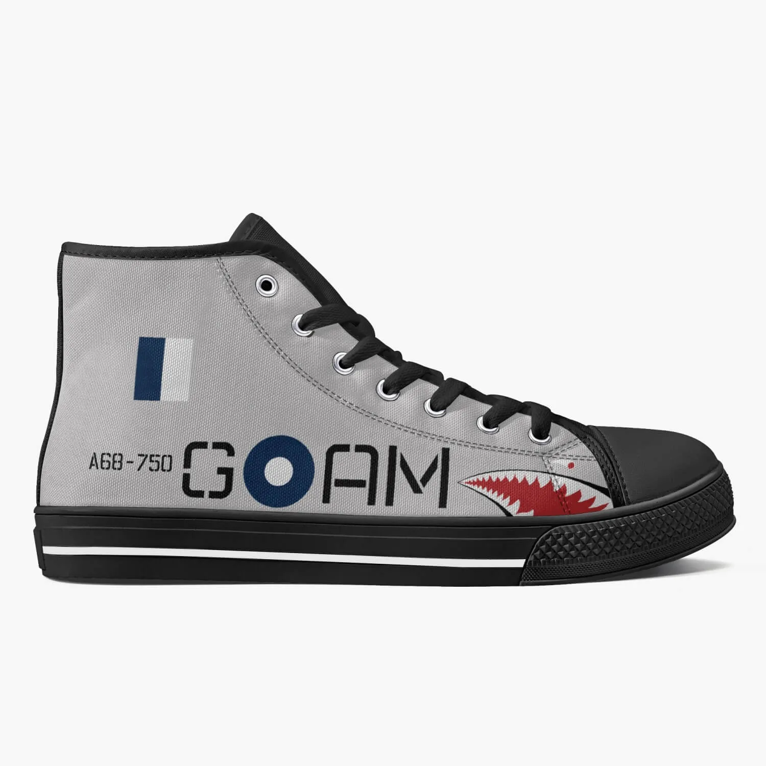 P-51 "AM-G" High Top Canvas Shoes